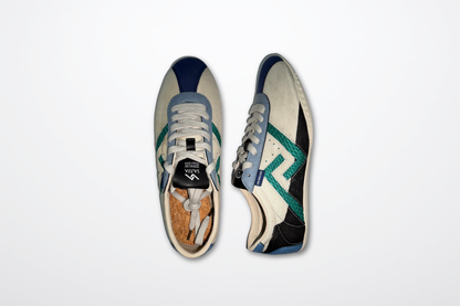 SA77A AMOY Yin (☷) – Up-cycled Sail Sneakers