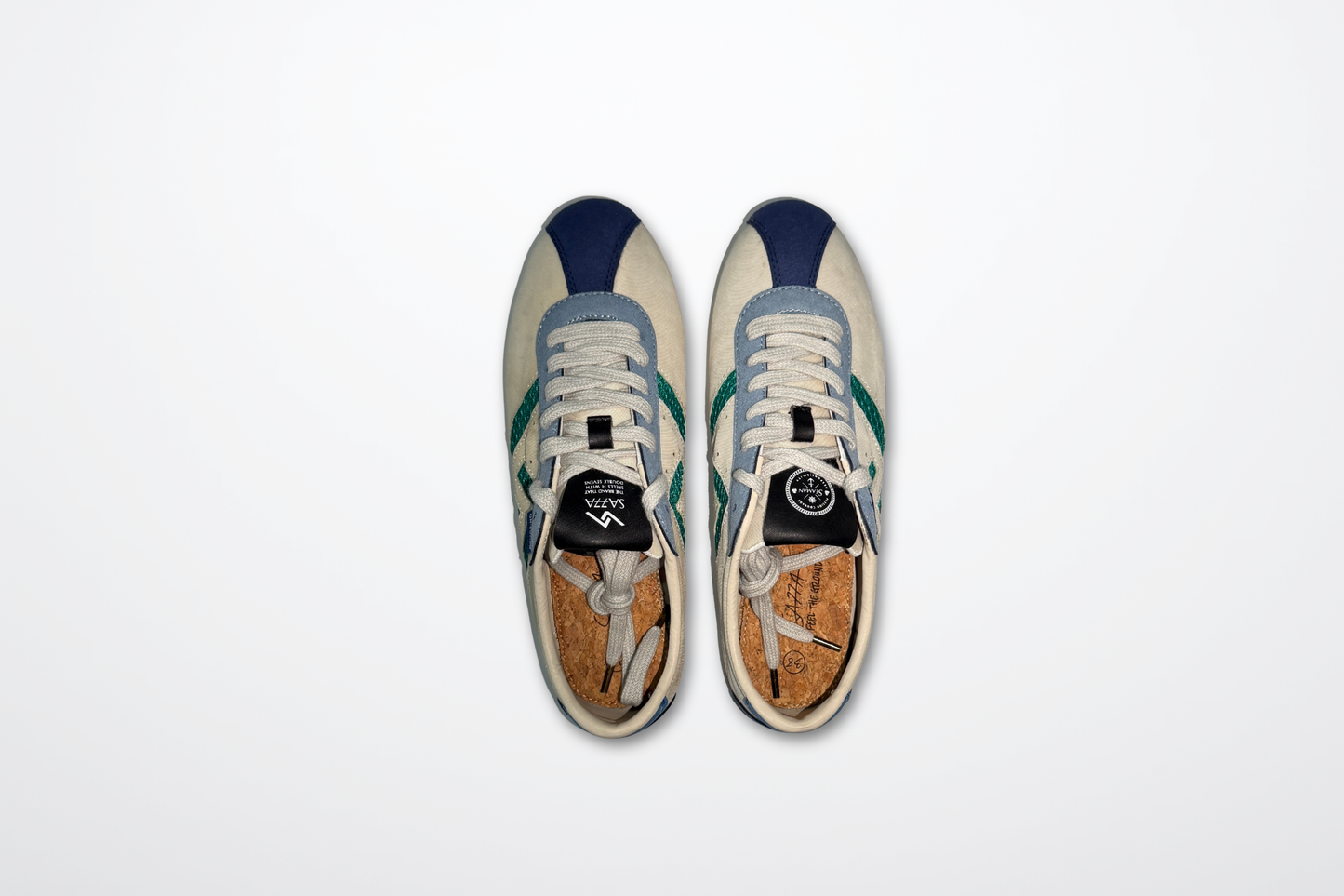 SA77A AMOY Yin (☷) – Up-cycled Sail Sneakers