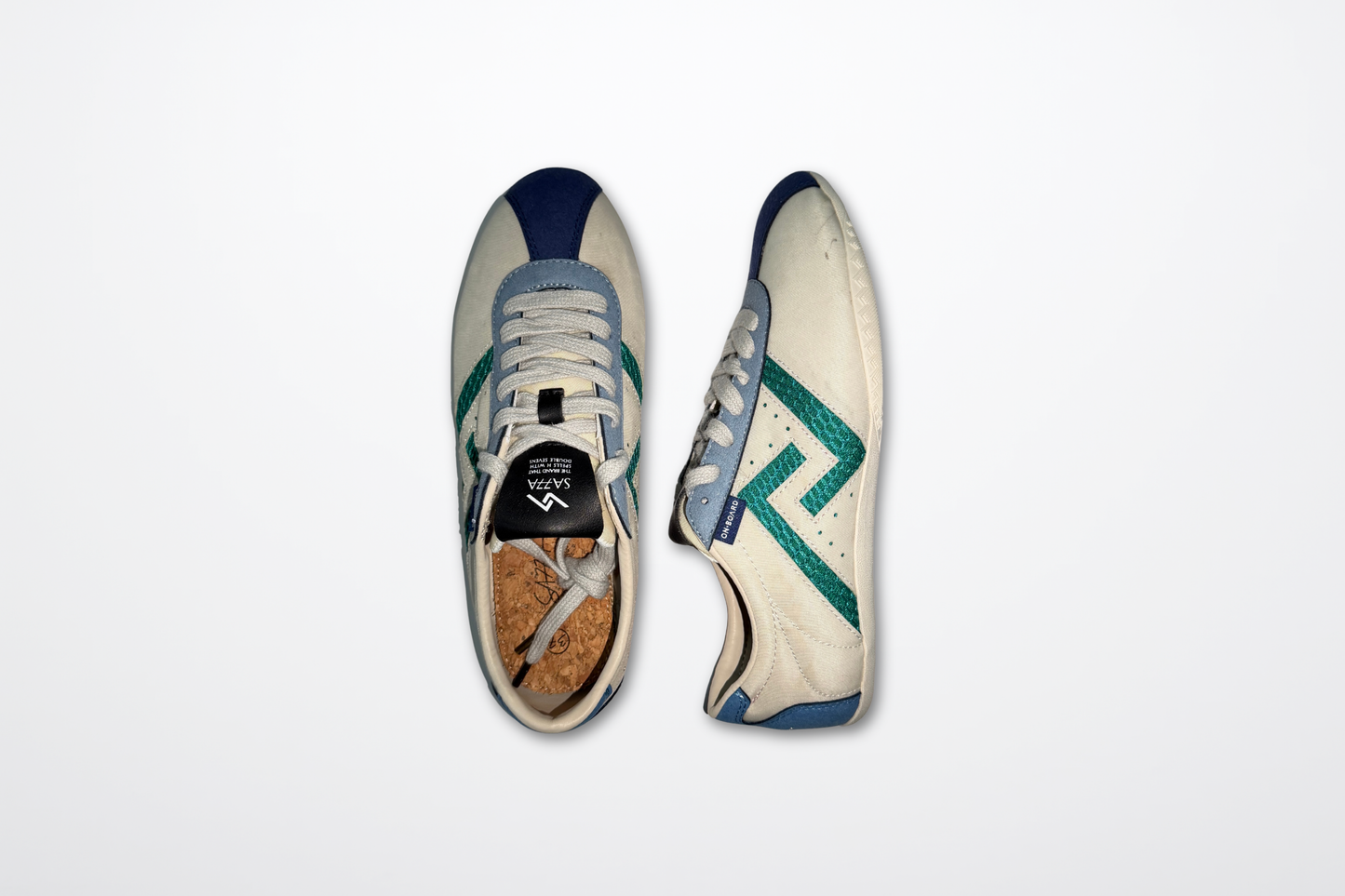 SA77A AMOY Yin (☷) – Up-cycled Sail Sneakers