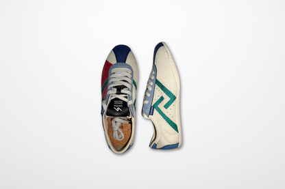 SA77A AMOY Yin (☷) – Up-cycled Sail Sneakers