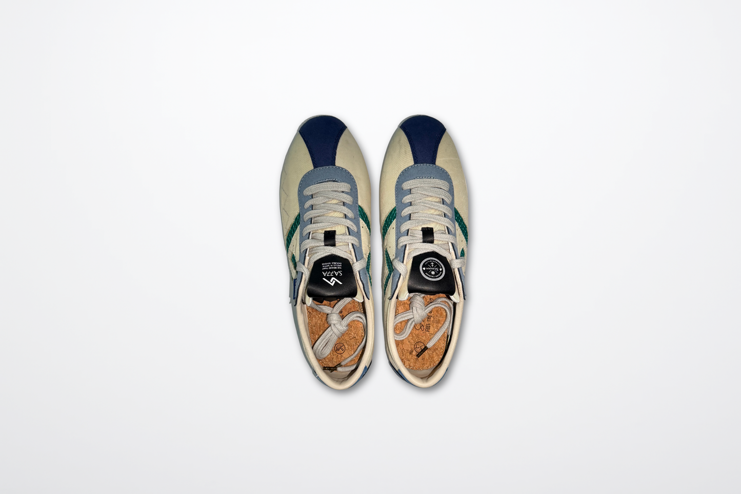 SA77A AMOY Yin (☷) – Up-cycled Sail Sneakers