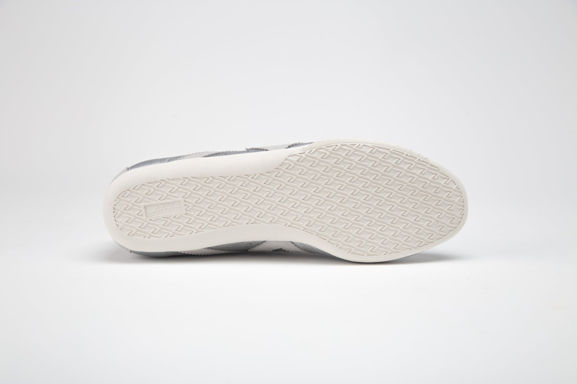 SA77A颯合 AMOY COSMIC CHROME. The brand that spells H with double seven. Sa77a Sustainable sneaker. A pair of SA77A sustainable sneakers. Outsole